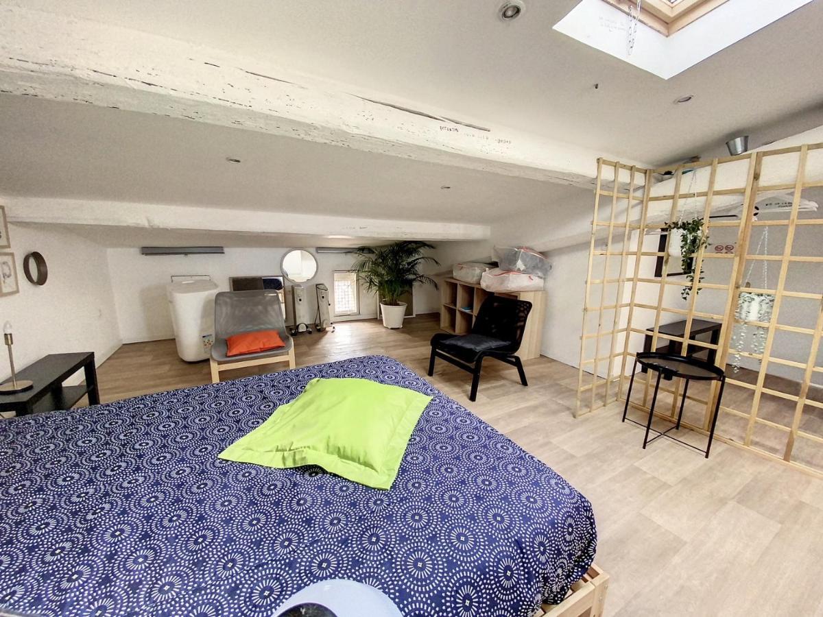 Grand St Pierre Studio Mansarde Atypique Climatise Sète Exteriér fotografie